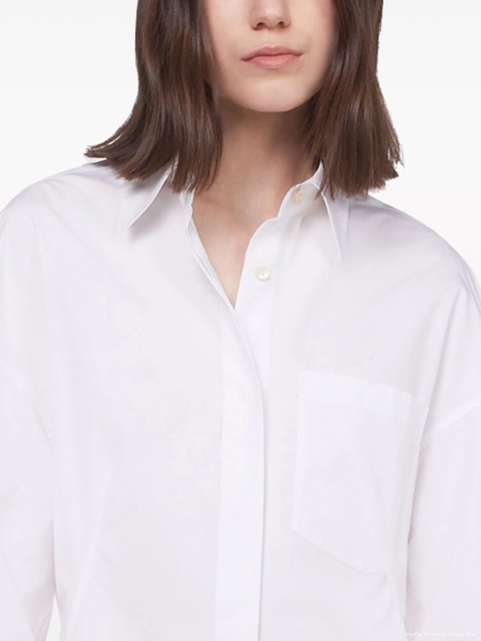 Affordable minidress Stella shirt poplin McCartney Women 0814
